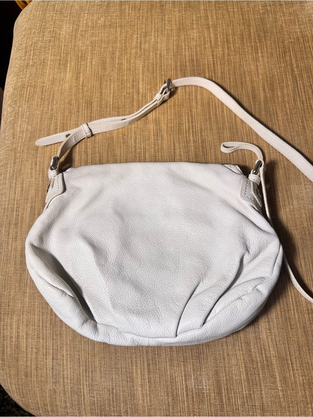 Marc by Marc Jacobs Classic Q Natasha Ivory Leather Crossbody Bag - Picture 6 of 12